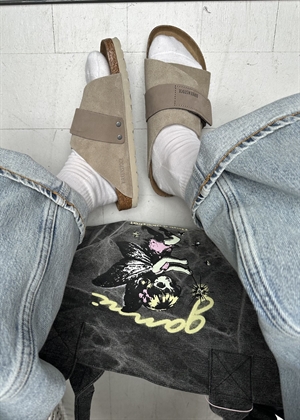 Kyoto LEN/LEVE sandal Taupe Birkenstock 